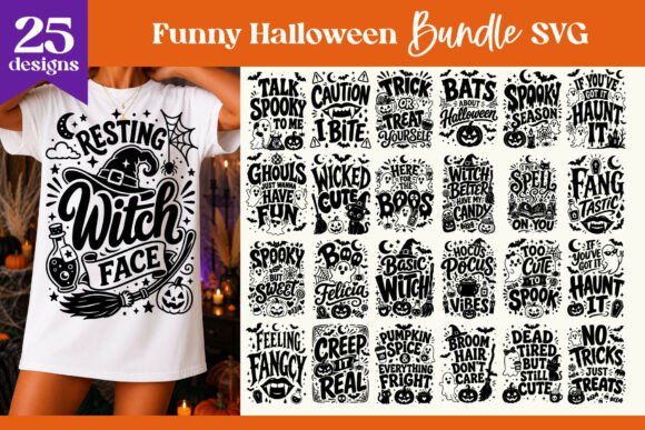 Download Funny Halloween Quotes SVG Bundle - Halloween quotes Collection