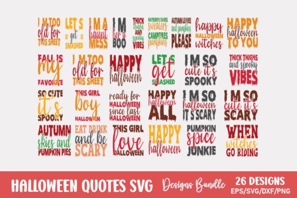 Download Halloween Quotes Svg Bundle - Halloween quotes Collection