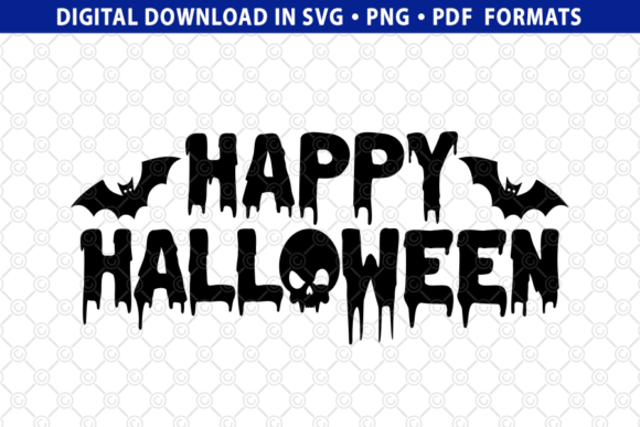 Download Happy Halloween Text SVG - 001 - Happy halloween text svg Collection