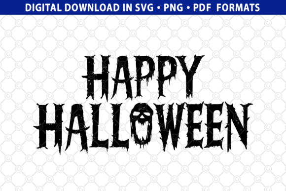 Download Happy Halloween Text SVG - 003 - Happy halloween text svg Collection