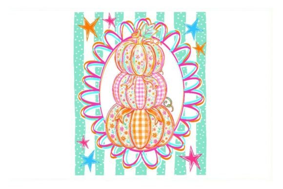 Download Colorful Stacked Pumpkin Clipart PNG - Pumpkin clipart Collection